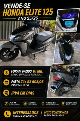 Ágil Honda elite automática 25/26