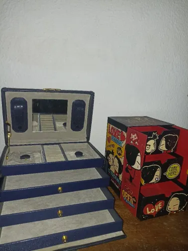 Kit porta joias e gaveteiro Pucca