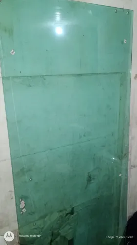 Porta de vidro blindex medida pra um vão 215x85