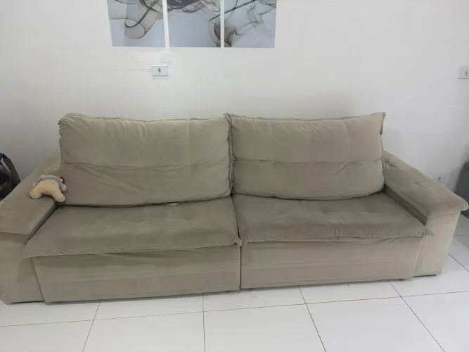 Sofá retrátil 4 lugares