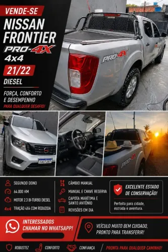 Nissan Frontier S CD 4X4 2.3 TB Diesel Mec. 2022