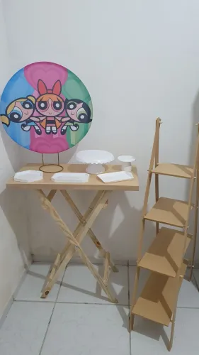 MESA E ESCADINHA
