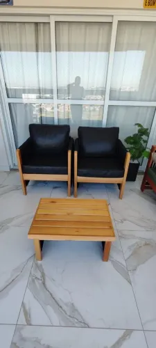 Vendo conjunto de poltronas em corda náutica