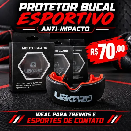 Protetor bucal sport auto impacto