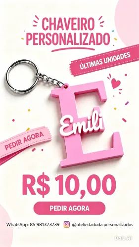 CHAVEIRO PESONALIZADO