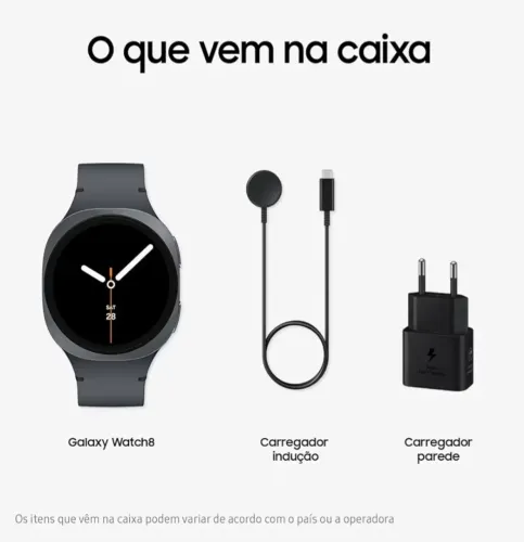 Relógio samsung watch LTE 40mm cor grafite