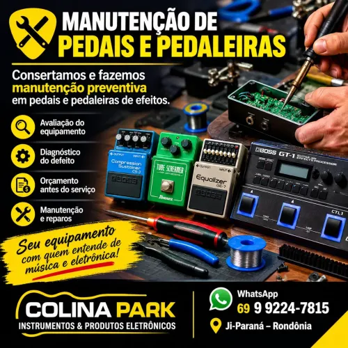 Consertamos Pedais e Pedaleiras.