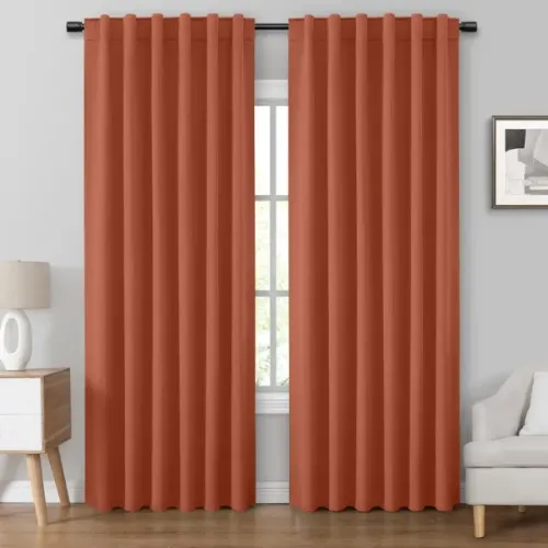 Cortina Blackout Terracota 2,70 x 1,80 - Ótima Vedação de Luz