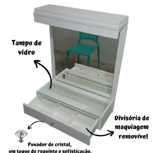 ? Penteadeira Semi Nova - Apenas 1 mês de uso! ?
