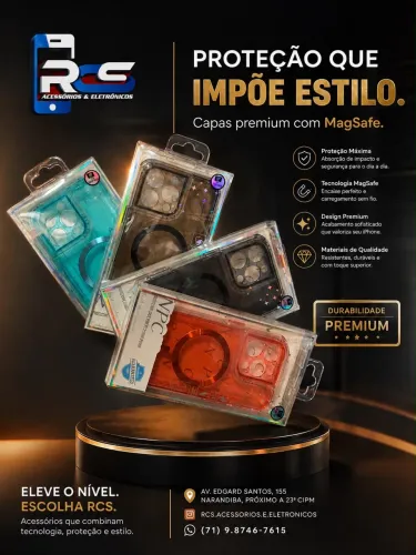 Capa Anti Impacto Com MagSafe para iPhone