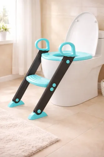 Assento Redutor Com Escada Infantil Baby Style Troninho Vaso Sanitário