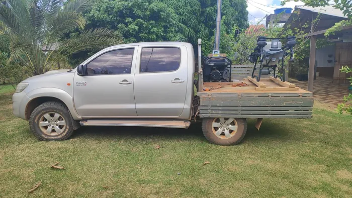 Drone DJI + Hilux