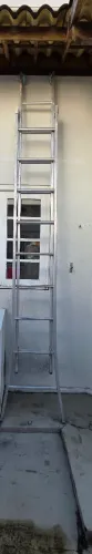 Escada de Alumínio Extensiva 2 x 9 Degraus 2.81 x 4.50 Metros MOR