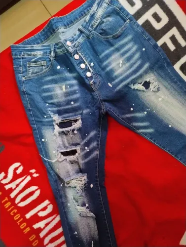 Calça jeans jogador