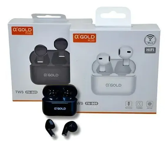 Fone de ouvido Bluetooth.