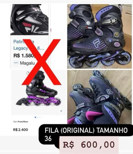Patins número 36 Filla original