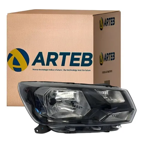 Farol DIREITO foco simples GOL, VOYAGE e SAVEIRO g7/g8 - ARTEB