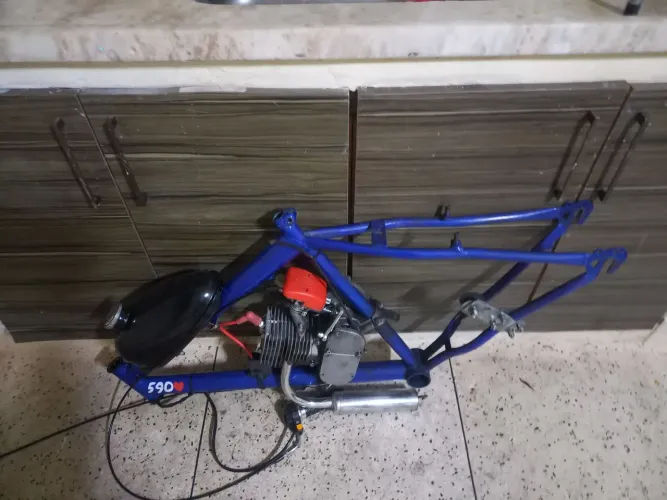 Motor 100cc , quadro, carburador para bicicleta motorizada