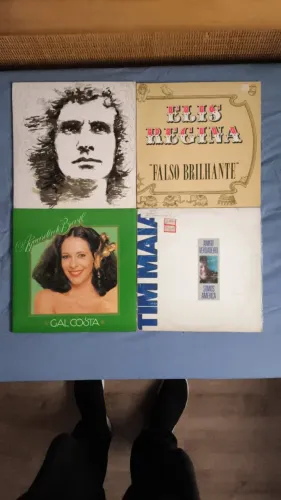 6 DISCOS DE VINIL DE MPB, MÍDIAS TOCANDO PERFEITAMENTE