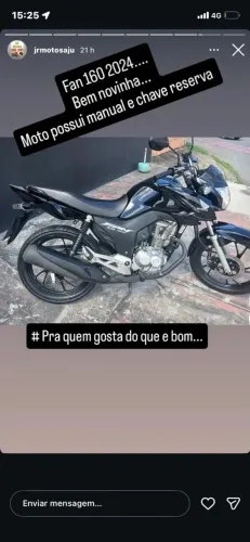 Fan 160 bem novinha VD/TRC em moto