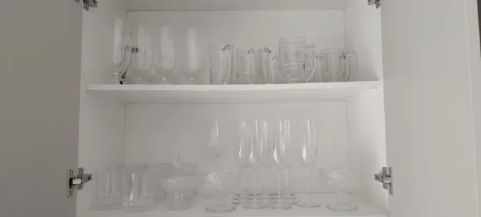 Jogo de Copos e Taças Cristal e Vidro
