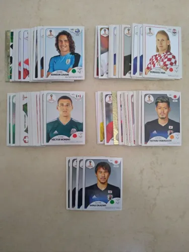 204 Figurinhas Copa do Mundo 2018