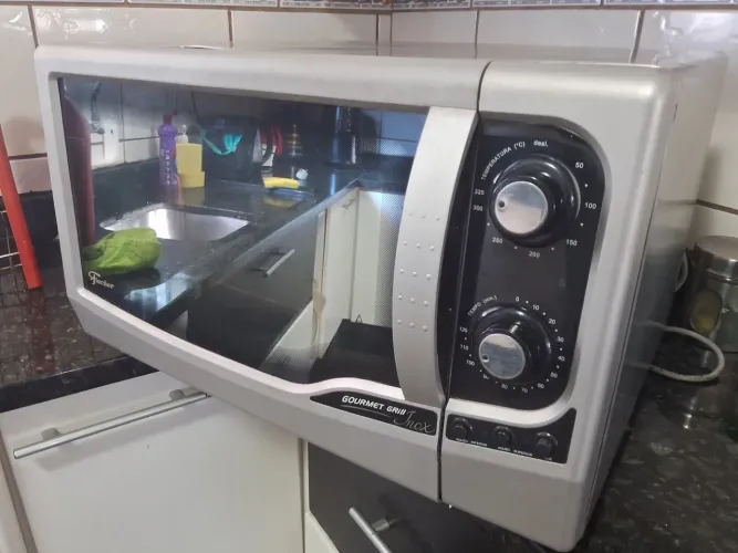 FORNO ELÉTRICO FISCHER GOURMET GRIIL INOX 44 L ENTREGA INCLUÍDA