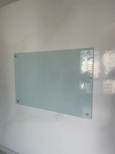 Lousa de vidro temperado branco 120cmX80cm