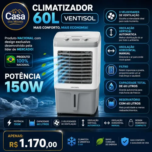 Climatizador 60L Ventisol 