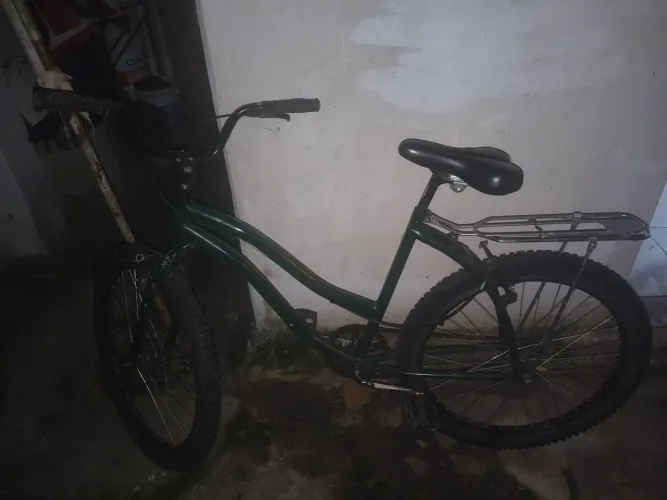 Bicicleta verde Monark