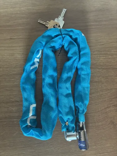 Corrente Cadeado De Seguranca Para Moto Bicicleta 1 Metro Reforçada - Produto Novo