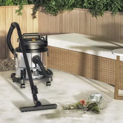 Aspirador Eletrolux água e pó inox 