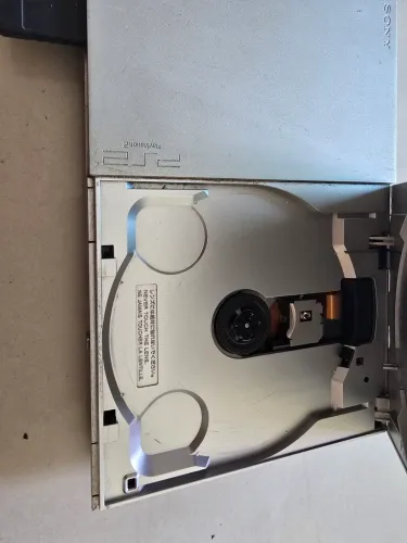 Playstation 2 slim cinza