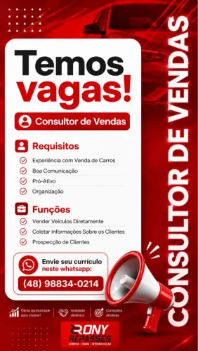 Consultor de vendas