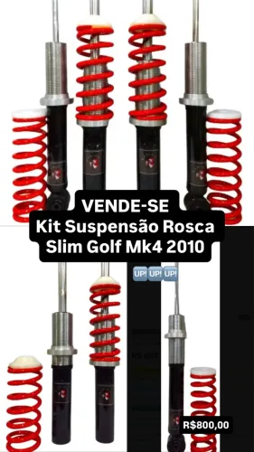 Suspensão Rosca Slim Golf Mk4 2010