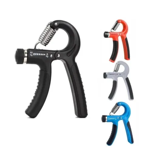 Hand Grip Com Mola até 60 kg Ajustável Fortalecimento Do Punho Antebraço E Mãos Força