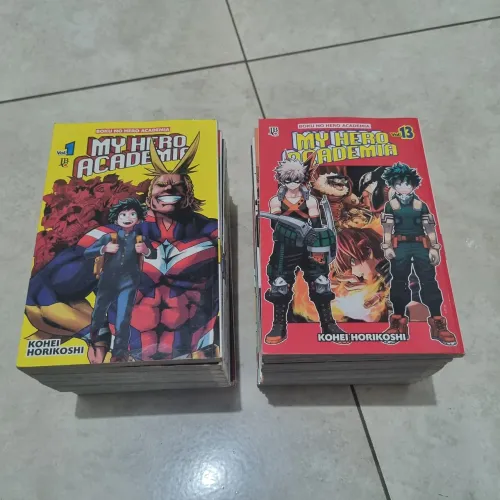 Mangás de My Hero Academia (Volume 1 ao 23)
