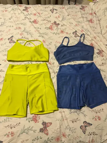 Conjunto top+short treino academia fitness