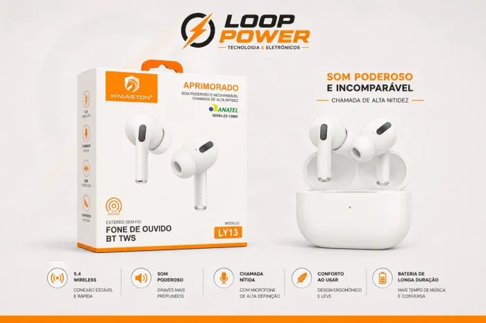 Fone De Ouvido Bluetooth HMaston LY13
