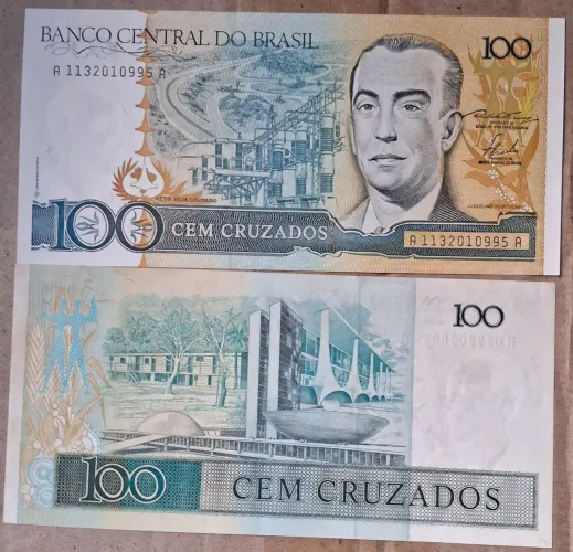 CÉDULA DE 100 CRUZADOS FE.