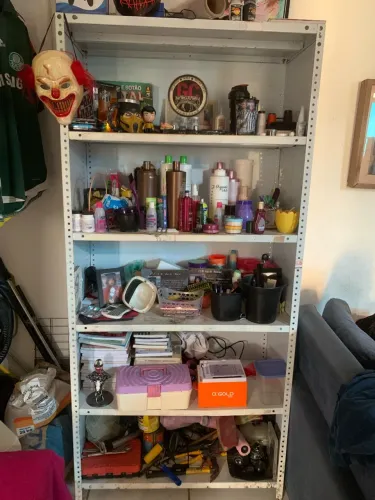 Estante de aço fundo fechado