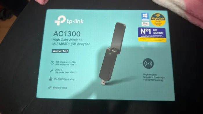 Adaptador de Wi-Fi TPLink Archer T4U AC1300