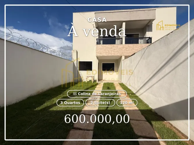 Casa em Construção em Colina de Laranjeiras  3 Quartos e Suíte para sua Família!