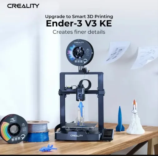 IMPRESSORA 3D CREALITY ENDER-3 V3 KE - ALTA VELOCIDADE, WIFI E CONTROLE REMOTO