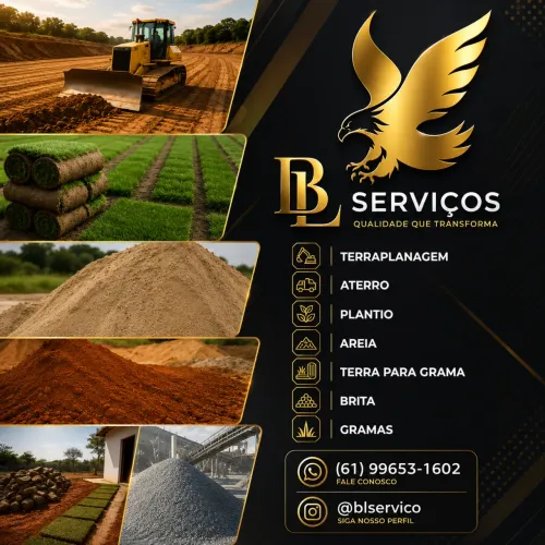 TERRA P/ GRAMA, ATERRO, CASCALHO, GRAMA ESMERALDA E BATATAIS DISPONÍVEIS ?