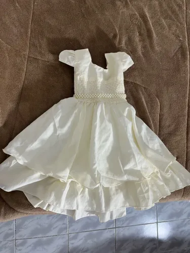 Vestido de festa/batismo off white 