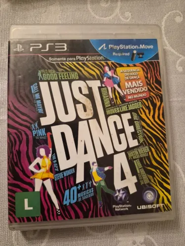 Jogo Just Dance 4 PS3 Mídia Física Original Impecável Usado