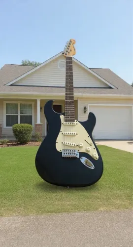 Guitarra modelo antigo