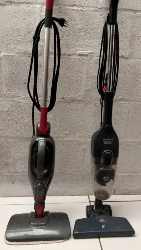 ASPIRADOR DE PÓ + MOP ELÉTRICO A VAPOR 