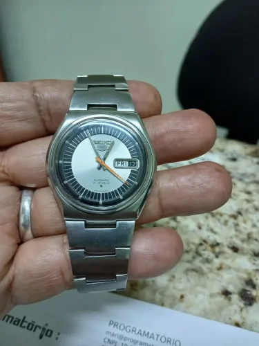 SEIKO 5 MODELO 6119-8500 FUNCIONANDO 100% JÓIA RARA 